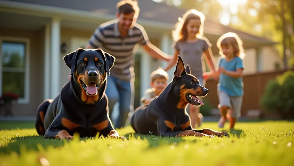 Which is the Better Family Pet Rottweiler or Doberman?