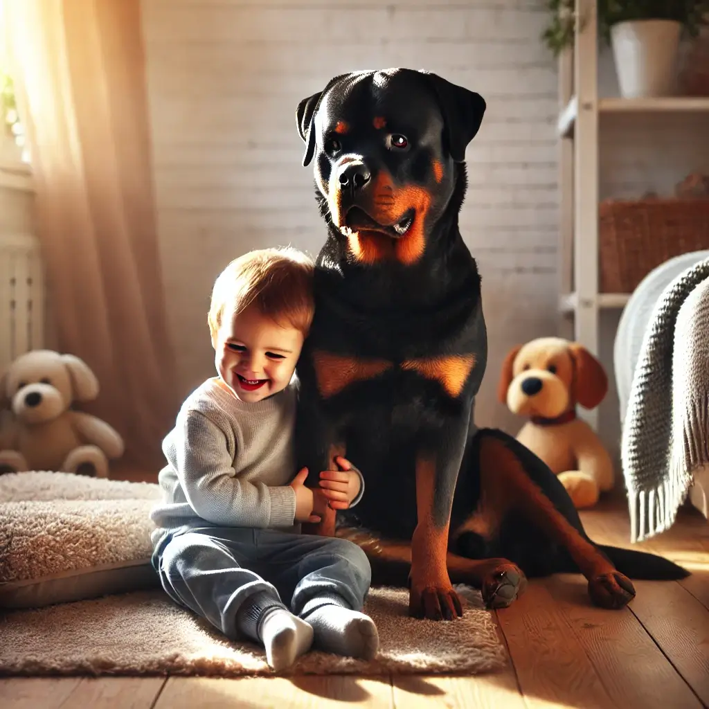 Are Rottweilers Good With Kids?