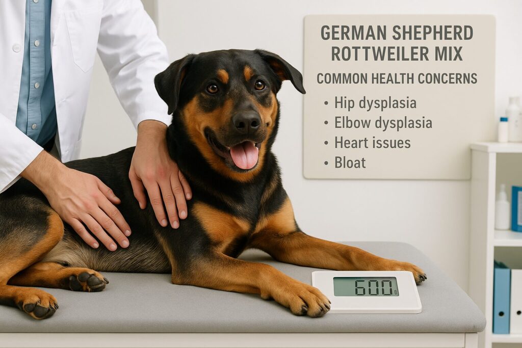 What Health Problems Do German Shepherd Rottweiler Mixes Have?