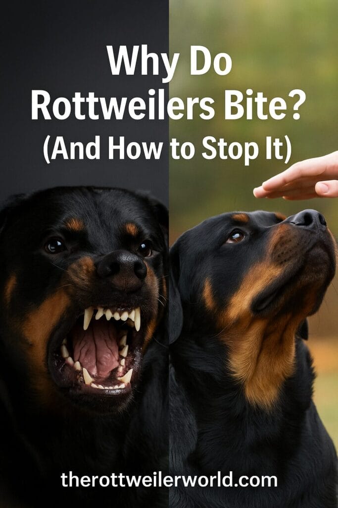 Why do Rottweiler Bite 