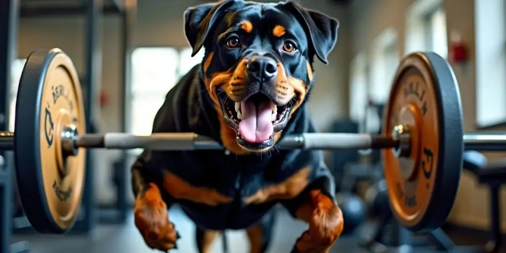 Rottweiler muscle building workouts