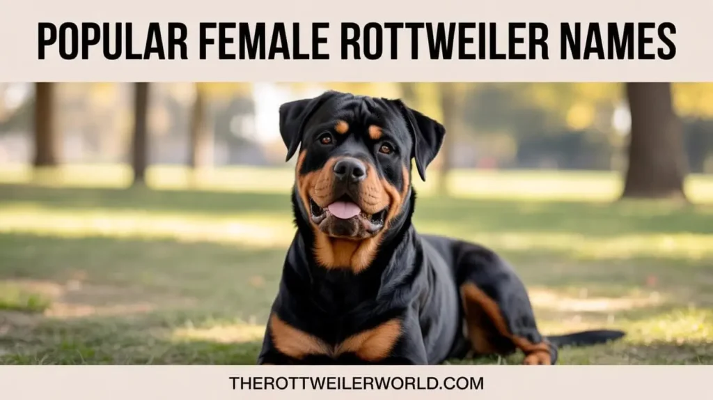 Female Rottweiler Names