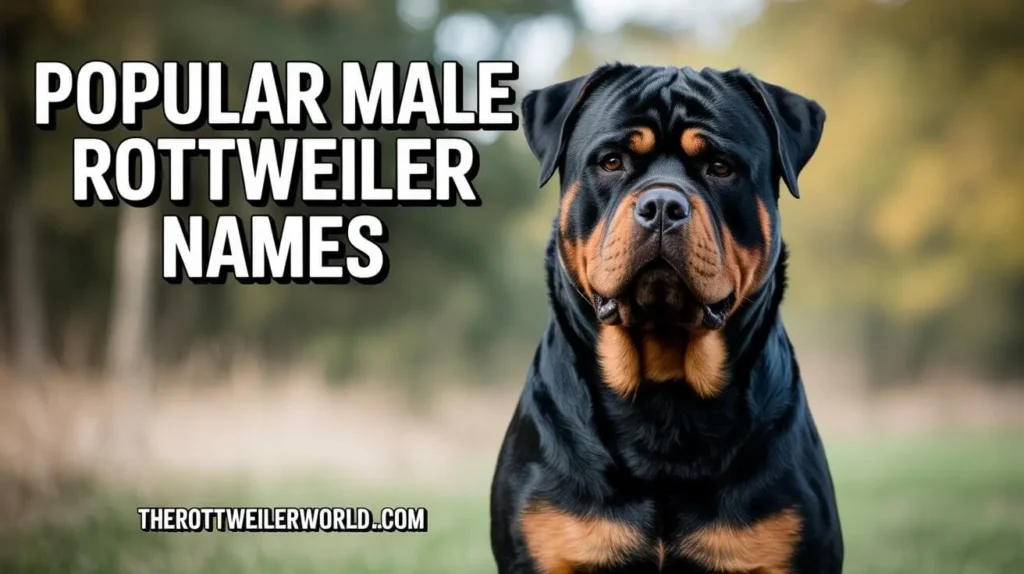 Male Rottweiler Names