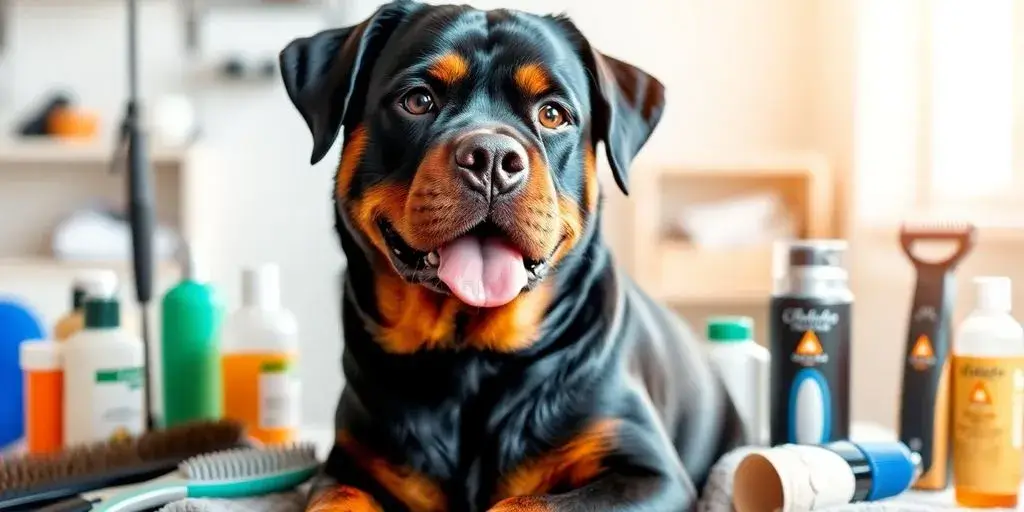 keep your Rottweiler well groomed